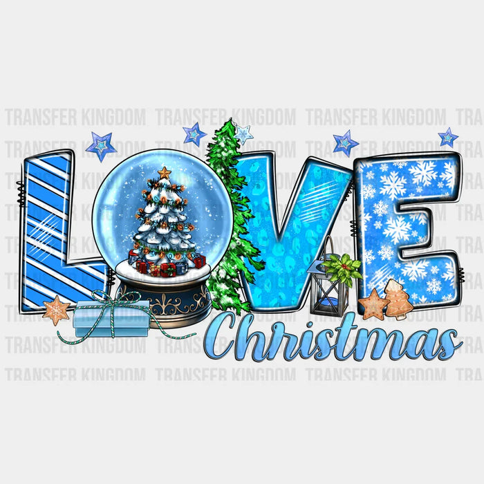 LOVE CHRISTMAS Christmas Design - DTF heat transfer