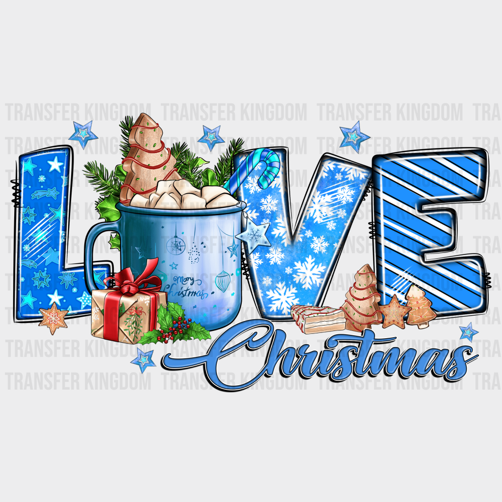 Love Christmas Design - Dtf Heat Transfer