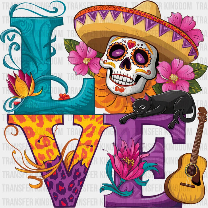 LOVE Design - Day Of The Dead DTF heat transfer