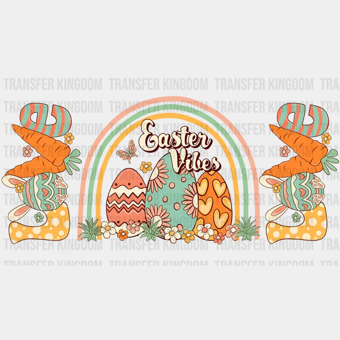 LOVE Easter Carrots Design - UV DTF Transfer Cup Wrap UV DTF Sticker
