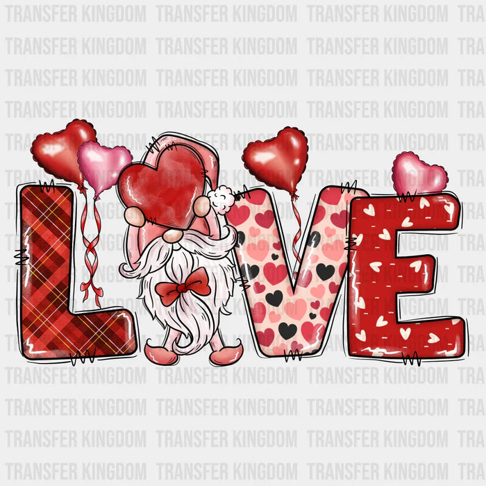 LOVE HEART DESIGN - DTF heat transfer