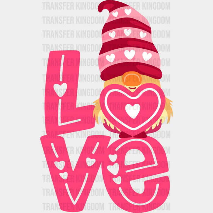 Love Heart Design - Valentine's Day DTF heat transfer