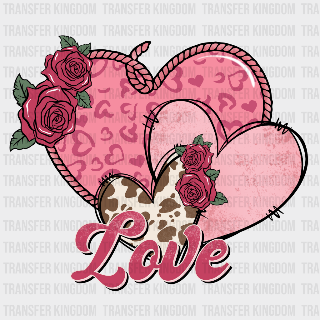 LOVE IN LOVE - DTF heat transfer - transfer-kingdom