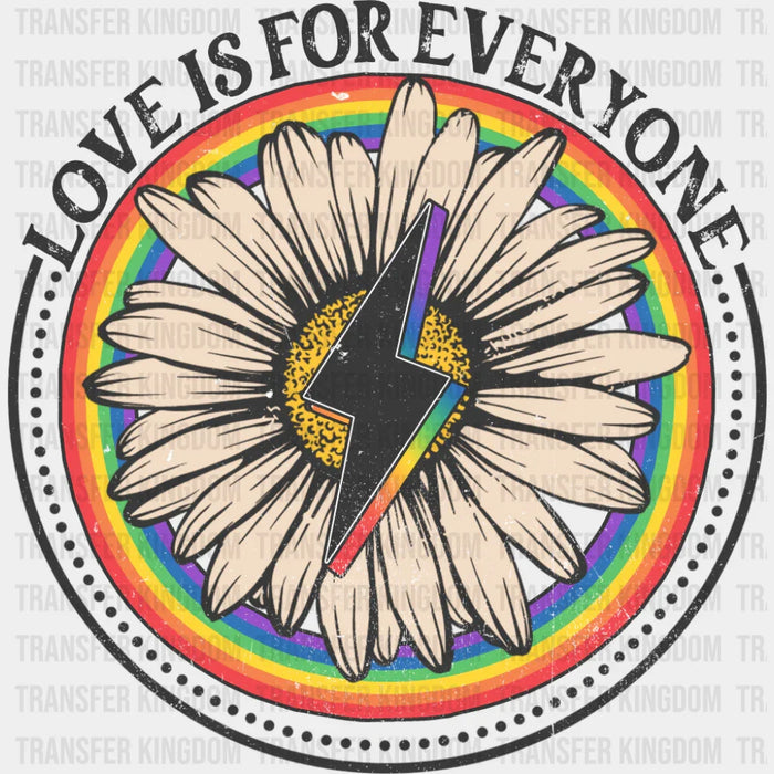 Love Is For Everyone Daisy - Gay DTF Transfer