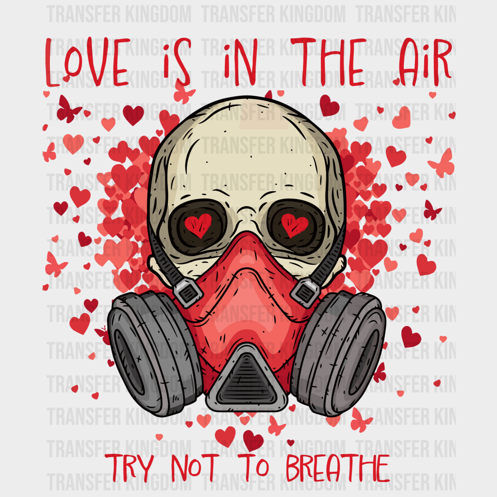 Love Is In The Air Valentines Day Design - Dtf Heat Transfer