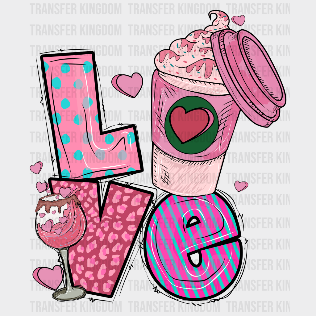 LOVE MILKSHAKE - DTF heat transfer - transfer-kingdom