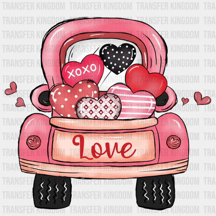 LOVE TRUCK XOXO - DTF heat transfer