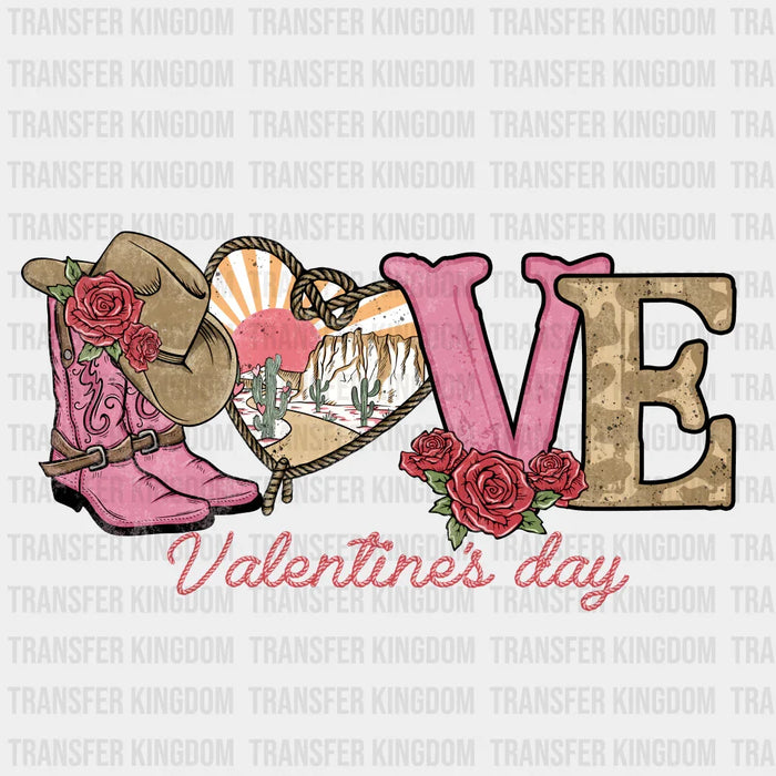 LOVE VALENTINES DAY - Valentine's Day DTF heat transfer