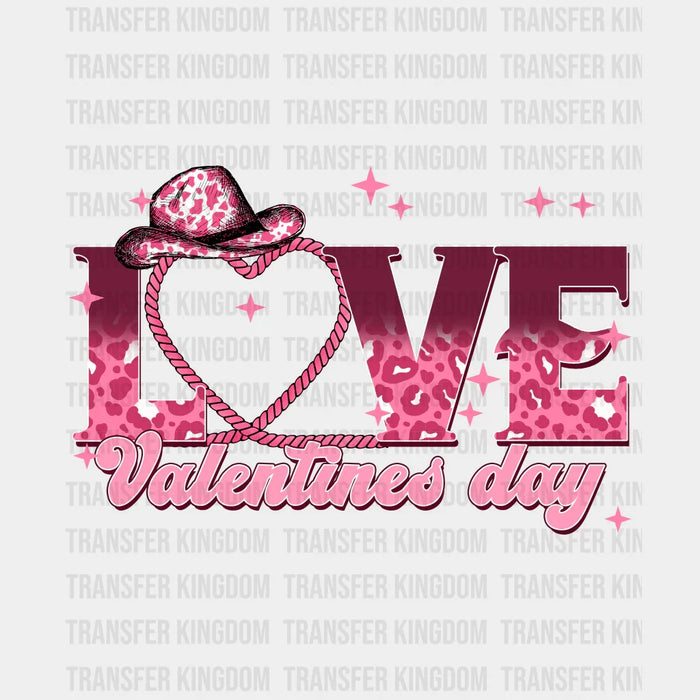 LOVE VALENTINES DAY - DTF heat transfer