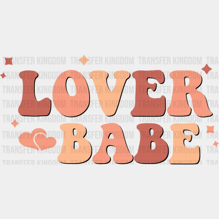 Lover Babe Retro Valentine's Day Design - DTF heat transfer