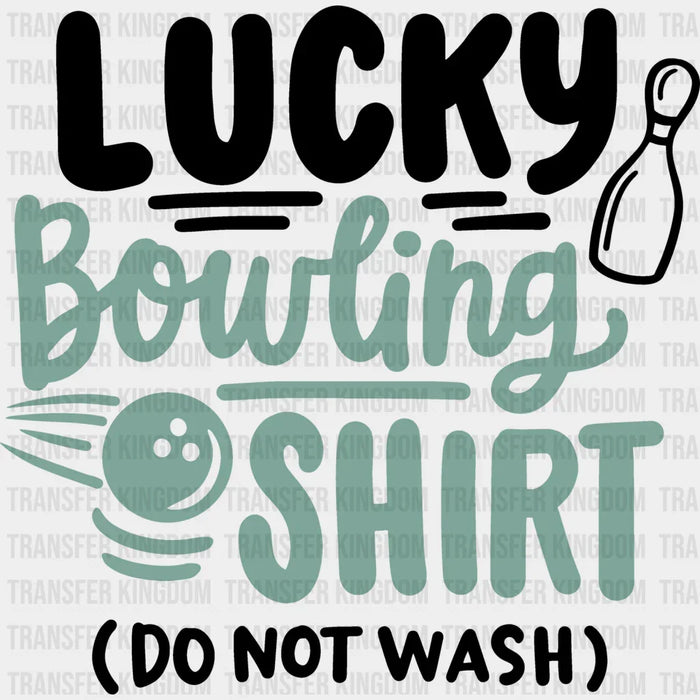 Lucky Bowling Shirt - Bowling DTF Heat Transfer