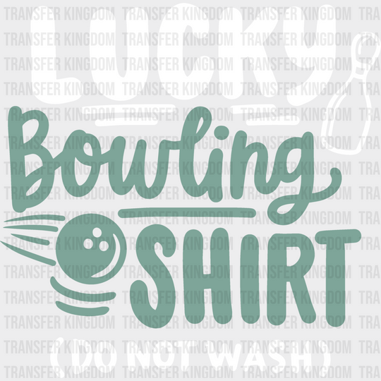 Lucky Bowling Shirt - Dtf Heat Transfer Unisex S & M (10’’) / Light Color Design (See Imaging)