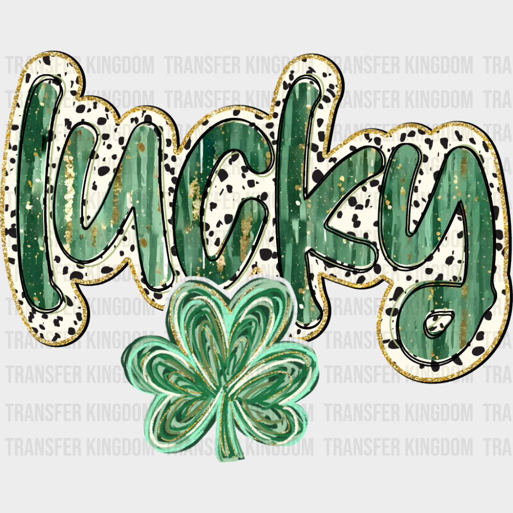 Lucky Dotted Design - St. Patrick’s Day DTF Transfer