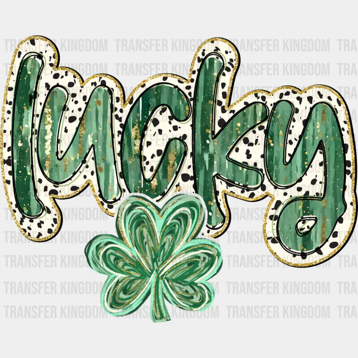 Lucky Dotted Design - St. Patrick's Day DTF Transfer