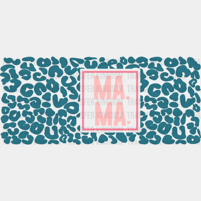 Ma Ma Heart Design - Mom Cup Wrap UV Sticker Permanent UV DTF Decal