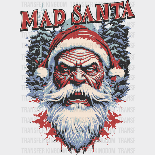 Mad Santa - Christmas DTF Transfer