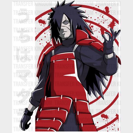 Madara Uchiha - Naruto Iron On Dtf Transfer