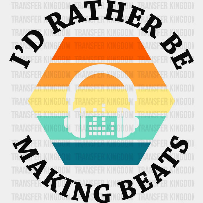 Making Beats - Singing DTF Heat Transfer