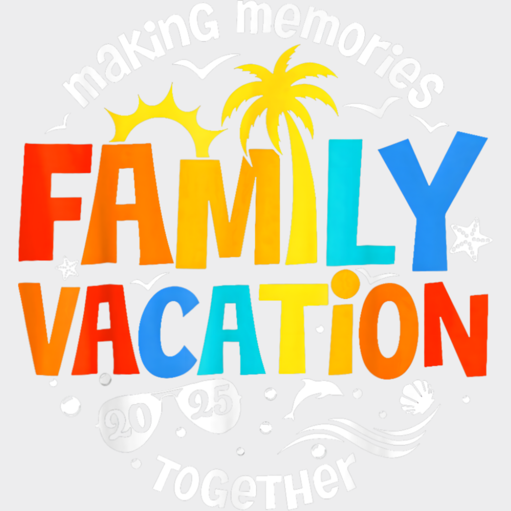 Making Memories Together Family Vacation 2025 - Vacation DTF Transfer Adult Unisex - S & M (10’’) / Light Color Design