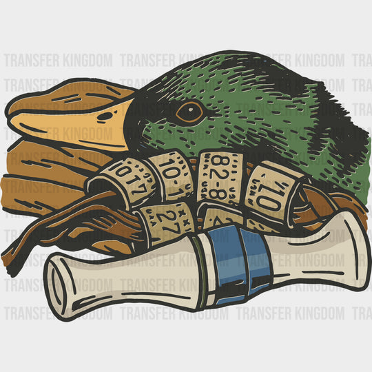 Mallard Duck Whistle Lure - Hunting DTF Transfers