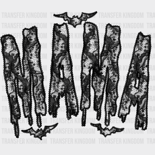 Mama Black & Orange - Halloween DTF Transfer Adult Unisex - S & M (10’’) / Dark Color Design (See Imaging)