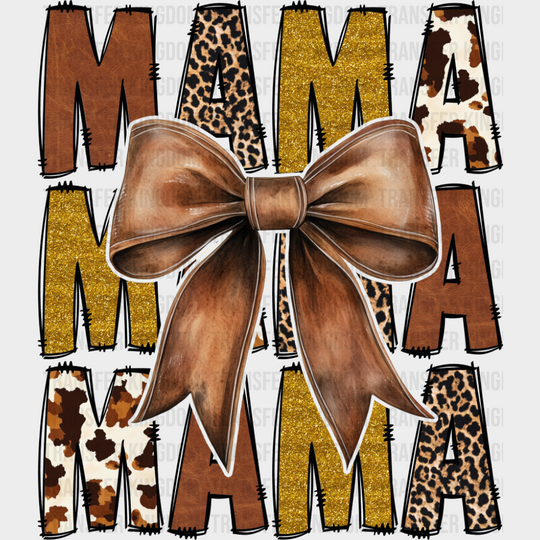 Mama Brown Ribbon - Mother’s Day DTF Transfer