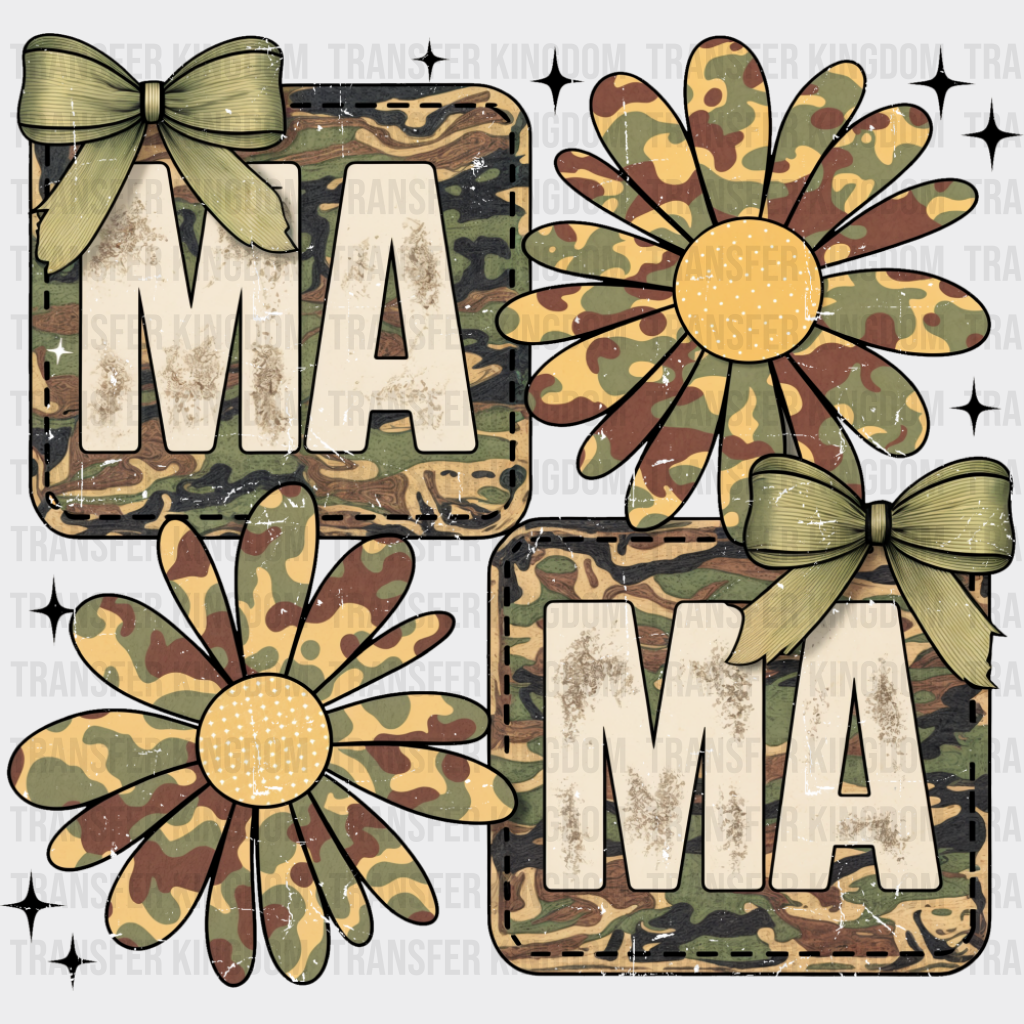 Mama Camo Flowers - Mother’s Day DTF Transfer