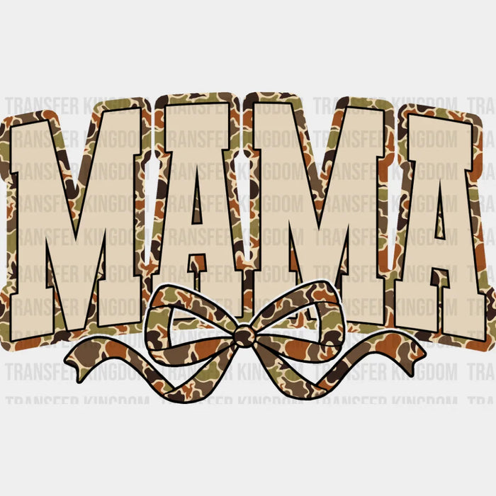 Mama Camo Ribbon - Mother's Day DTF Transfer