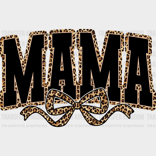 Mama Cheetah Print Ribbon - Mother’s Day DTF Transfer