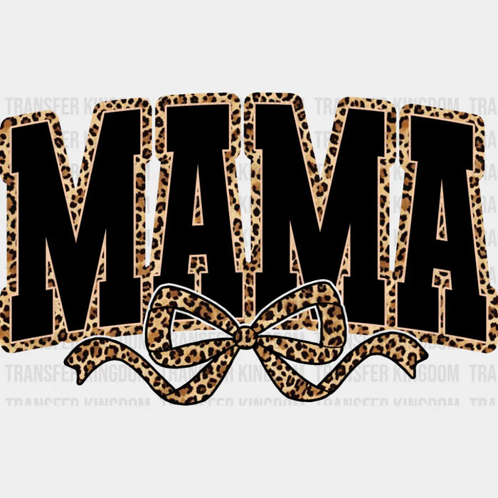 Mama Cheetah Print Ribbon - Mother's Day DTF Transfer
