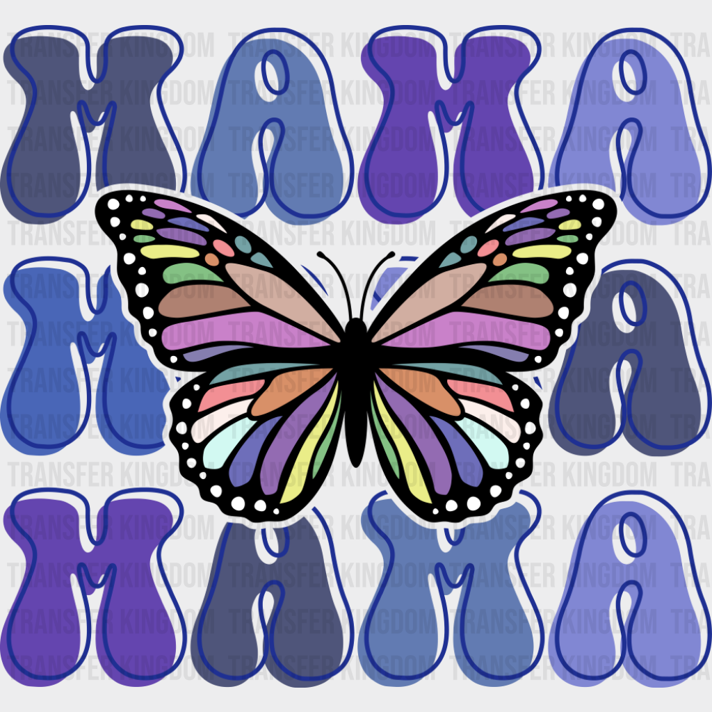 Mama Colorful Butterfly - Mother’s Day DTF Transfer