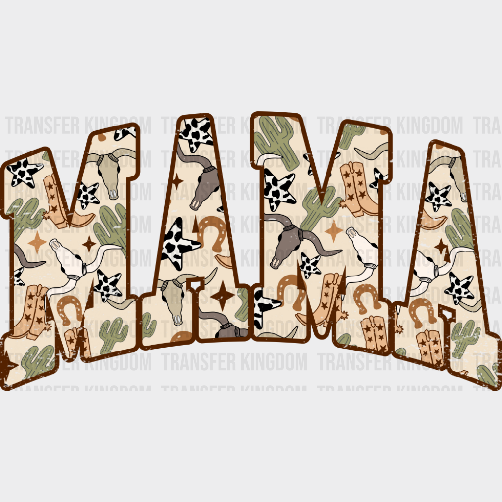 Mama Cowboy Design - Mother’s Day DTF Transfer