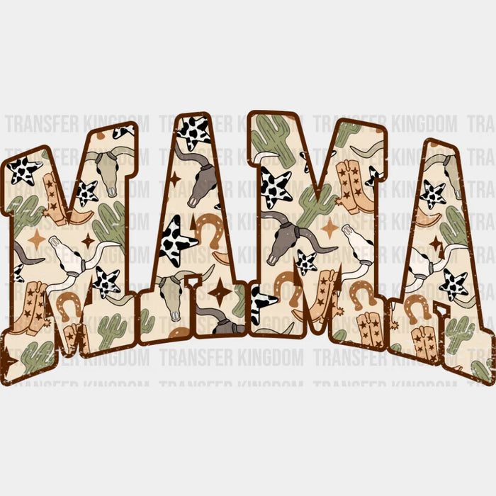 Mama Cowboy Design - Mother's Day DTF Transfer