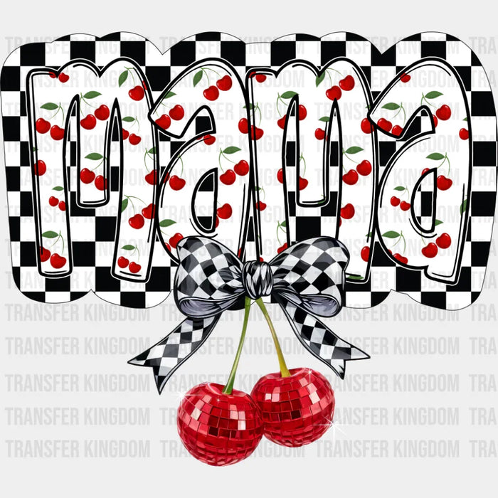 Mama Disco Cherries - Mother's Day DTF Transfer