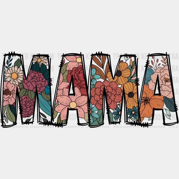 Mama Flower Design - Mother's Day DTF Transfer