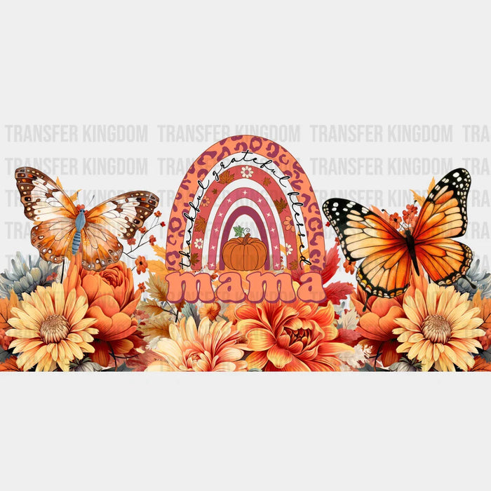 Mama Flowers Design - Fall Cup Wrap UV Sticker Permanent UV DTF Decal