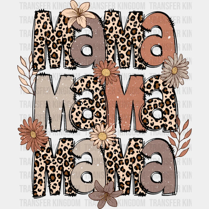 Mama Leopard Pattern Design - Mother's Day DTF Transfer