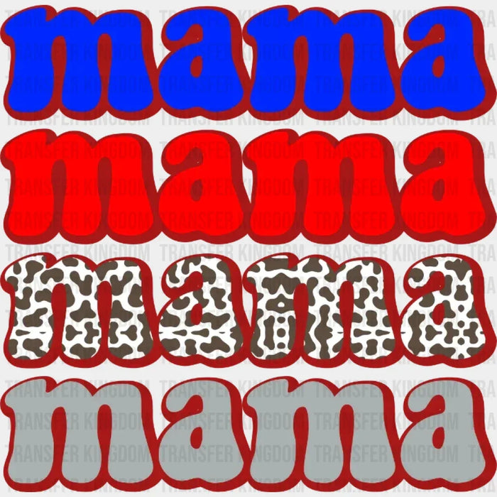 Mama Lettering  DTF Transfer