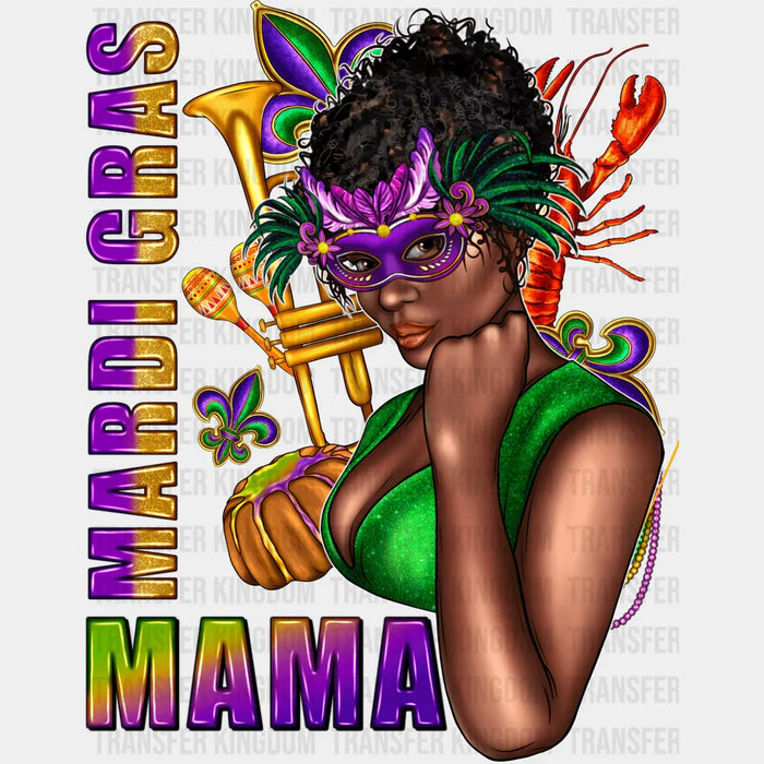 Mama Mardi Gras Design- Mardi Gras DTF heat transfer