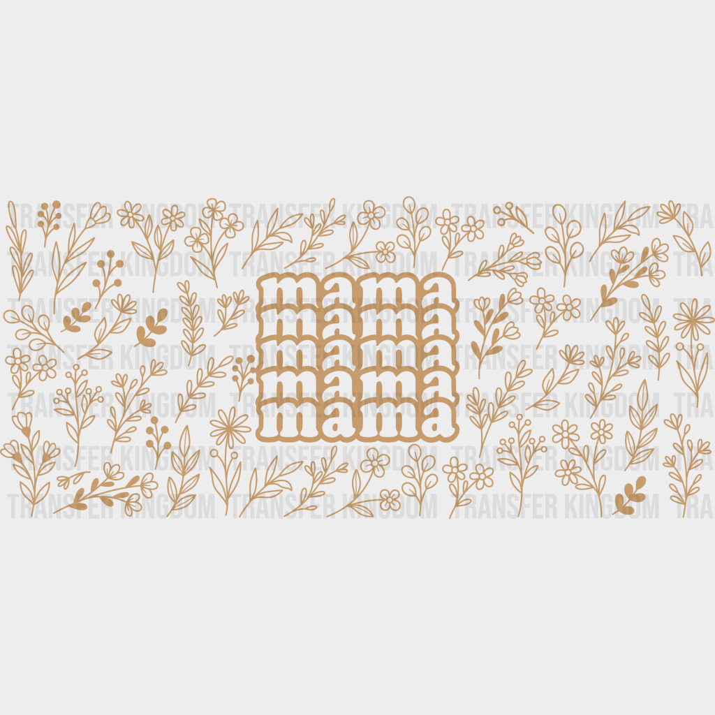 Mama Mother’s Day Uv Dtf Transfer Cup Wrap Sticker