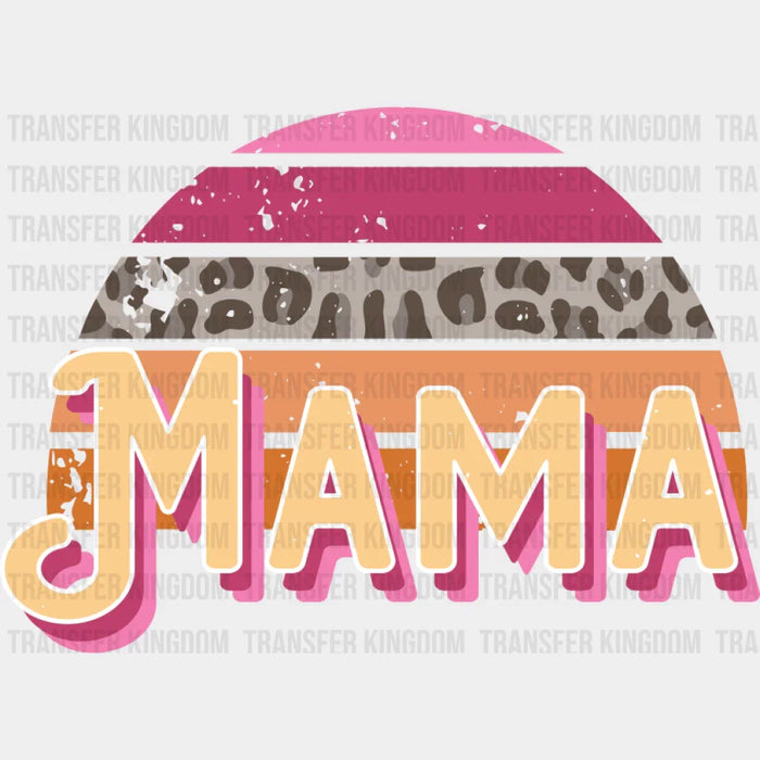 Mama Retro Sunrise Design - Mothers Day - DTF Transfer