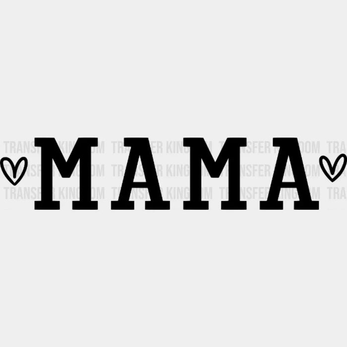 Mama Sports Letters  - Mothers Day  - Funny Mom - Strong Mom - Design - DTF heat transfer