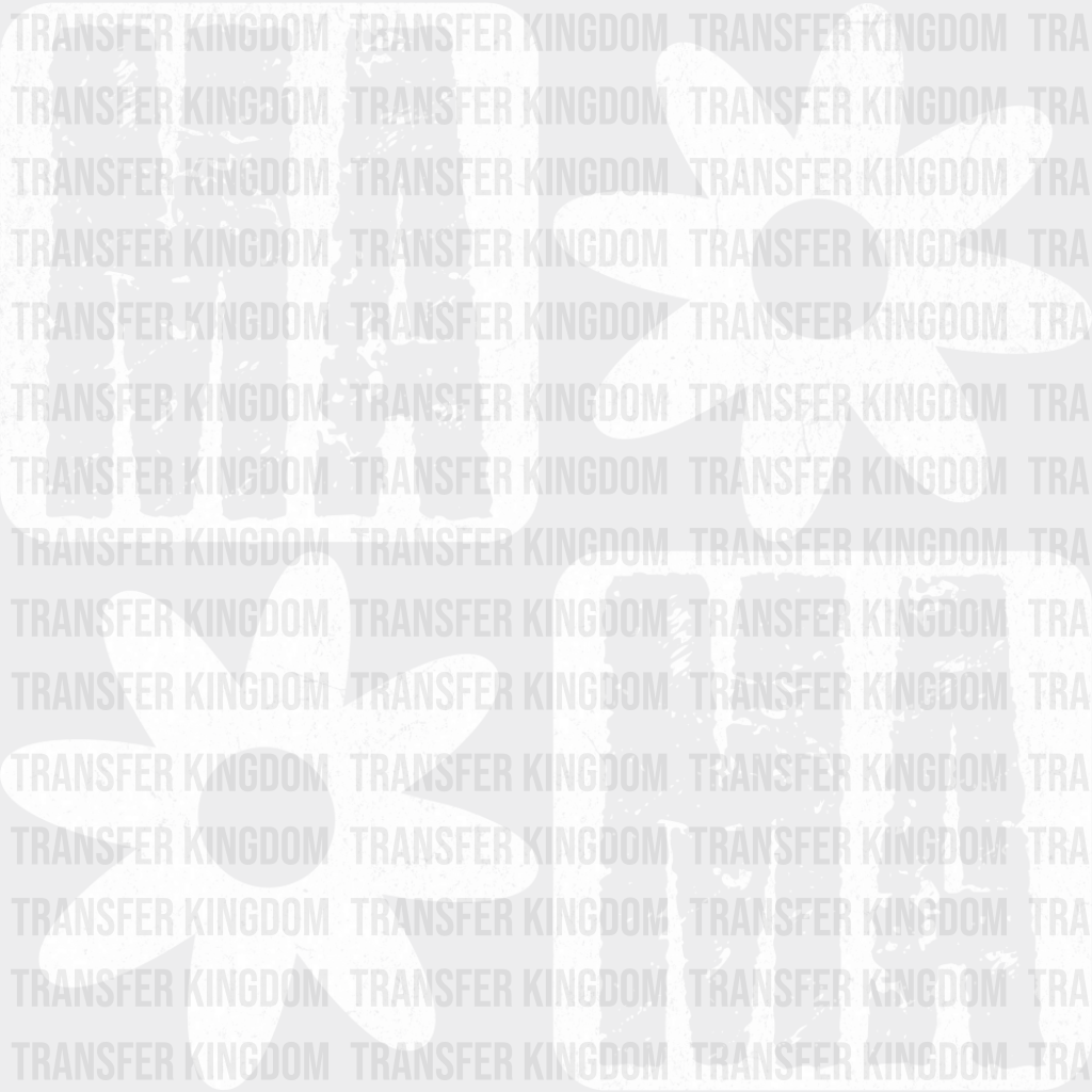 Mama White Flowers - Mother’s Day DTF Transfer