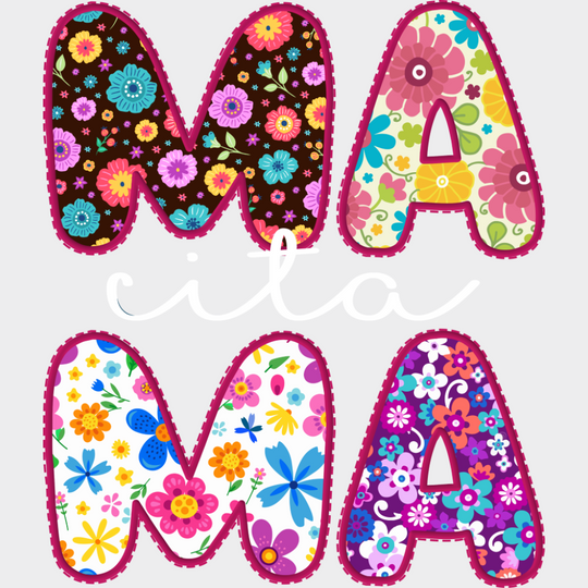 Mamacita - Mother’s Day DTF Transfer Adult Unisex - S & M (10’’) / Light Color Design (See Imaging)
