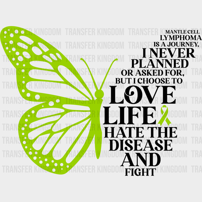 Mantle Cell Lymphoma Is A Journey - Lymphoma DTF Transfers