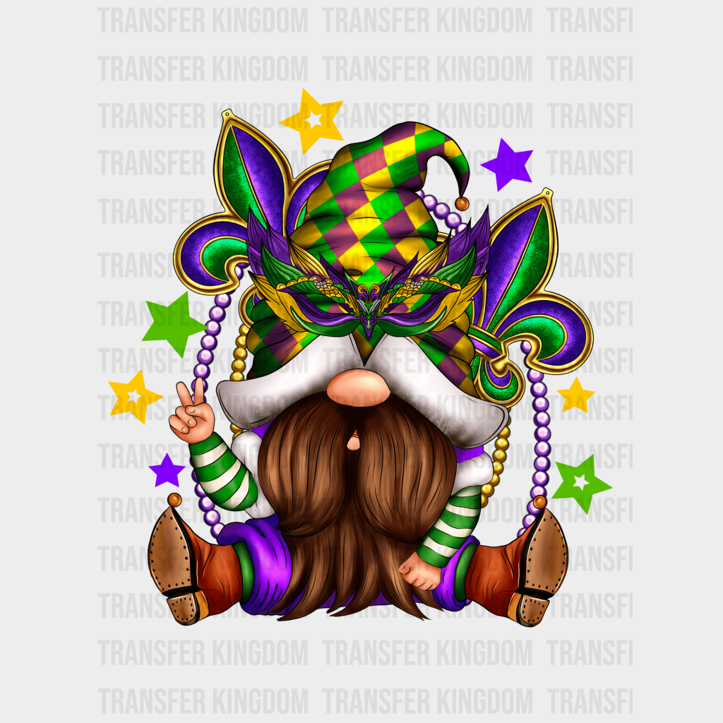 Mardi Gras Design- Dtf Heat Transfer