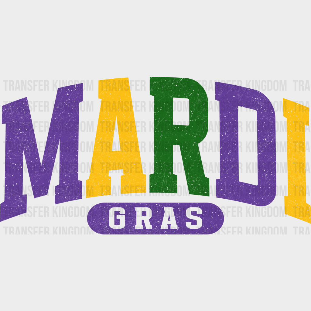 Mardi Gras Design- Dtf Heat Transfer