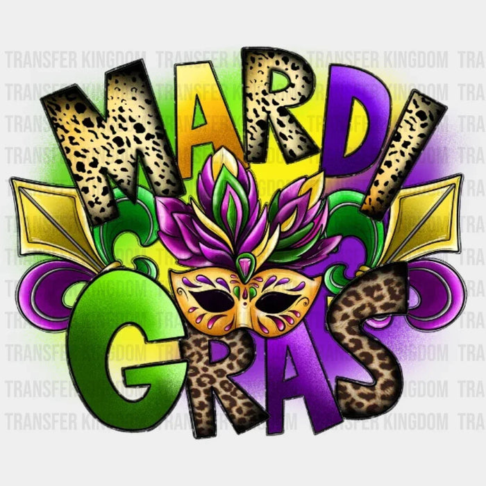 Mardi Gras Design- DTF heat transfer