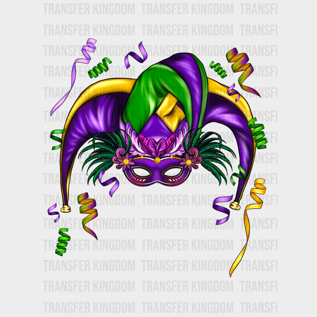 Mardi Gras Design- Dtf Heat Transfer