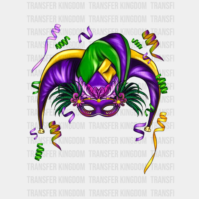 Mardi Gras Jester Hat - Mardi Gras DTF heat transfer